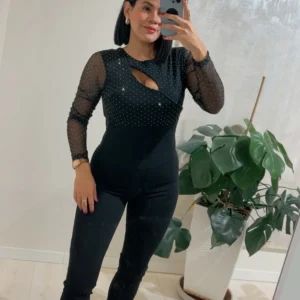 Mono AOOAI largo piedra  Negro talla  U