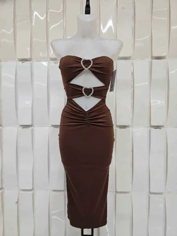 Vestido midi corazón AHAEI - Imagen 2